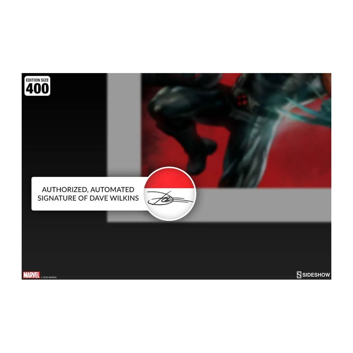 Marvel impression Art Print X-Men Wolverine vs Blade by Dave Wilkins - 46 x 61 non encadré