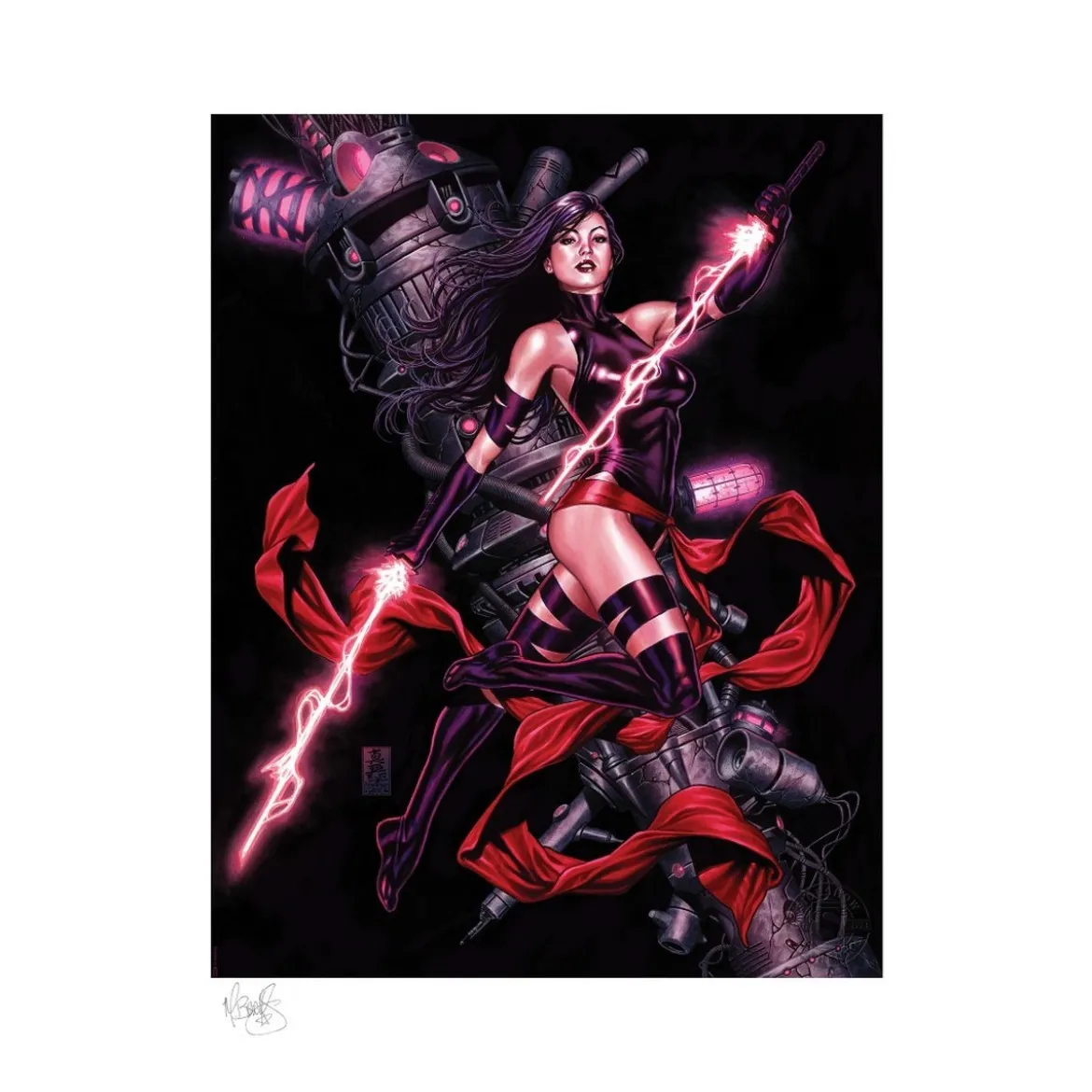 Marvel impression - Art Print X-Men - Psylocke by Mark Brooks - 46 x 61 cm - non encadrée