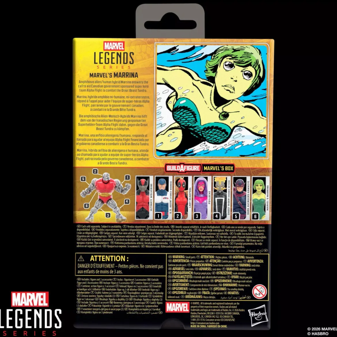 Marvel Legends - Marrina - Box BAF