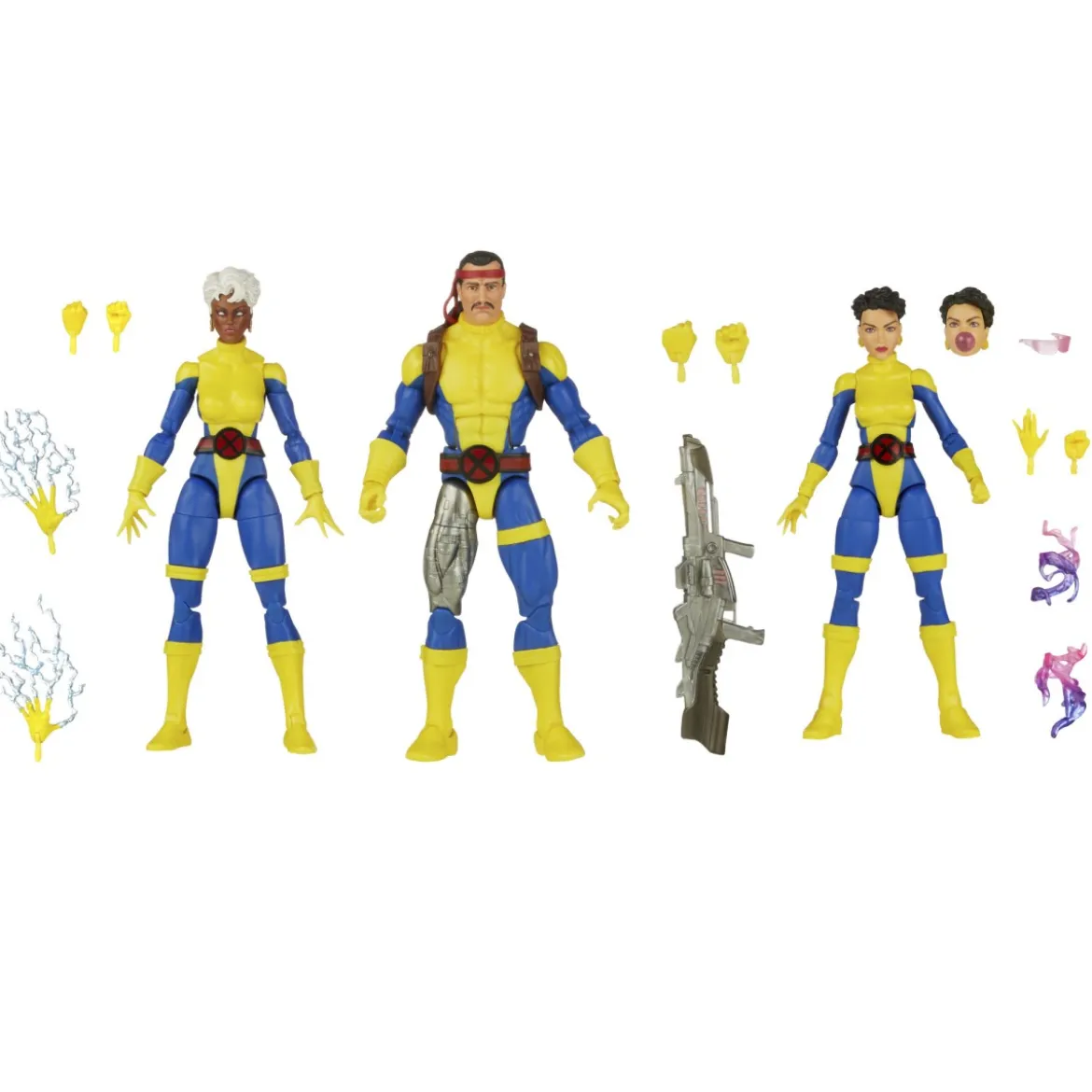 Marvel Legends Series - FORGE, STORM & JUBILEE Jim Lee Uniform - The Uncanny X-Men 3 Pack