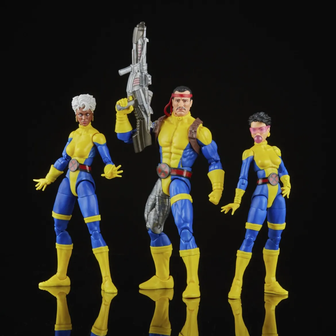 Marvel Legends Series - FORGE, STORM & JUBILEE Jim Lee Uniform - The Uncanny X-Men 3 Pack