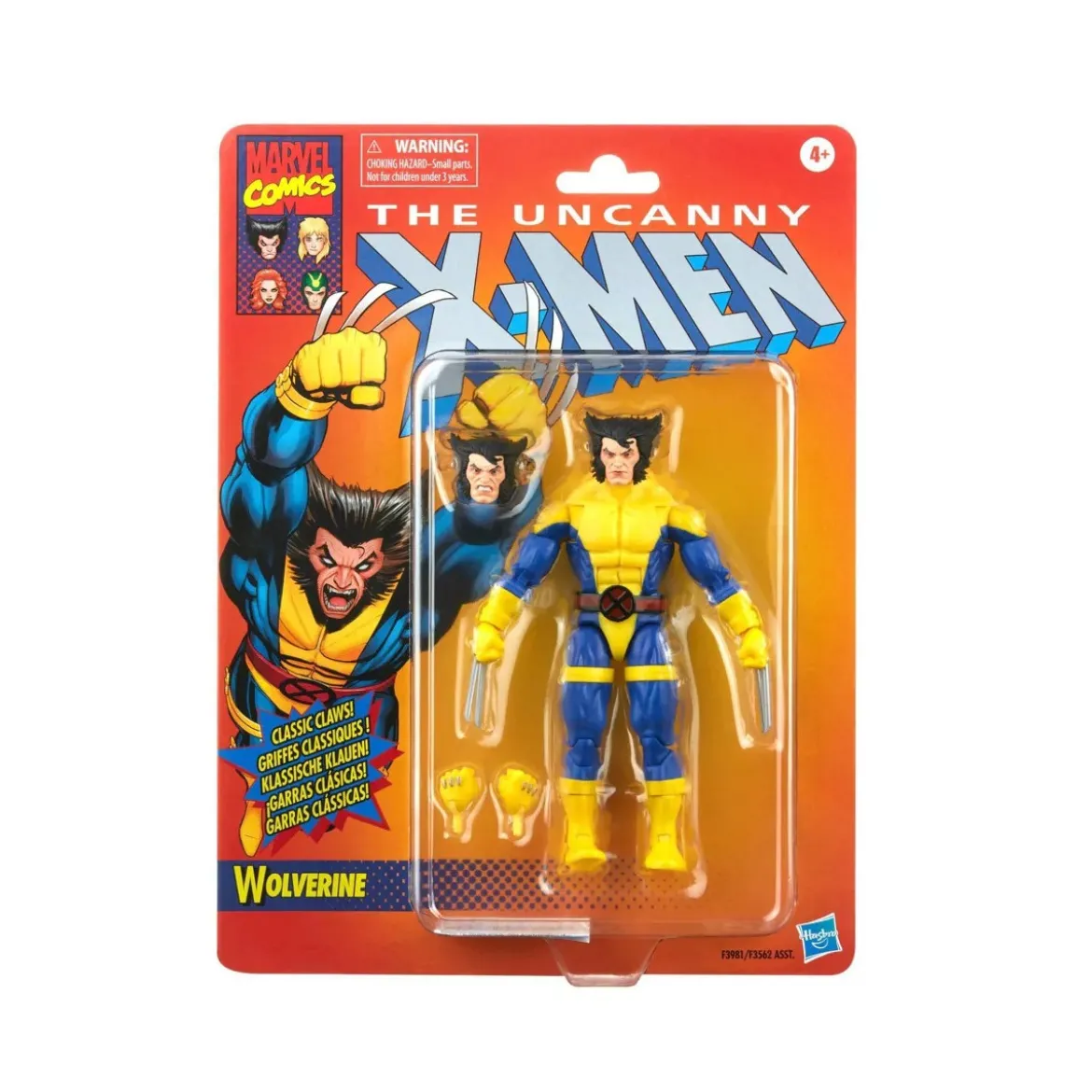 Marvel Legends Series - Wolverine Jim Lee Uniform - The Uncanny X-Men Retro Packaging