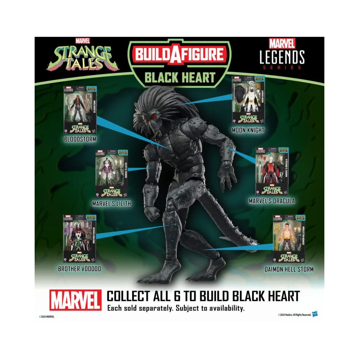 Marvel Legends Strange Tales - Hellstrom - Blackheart BAF