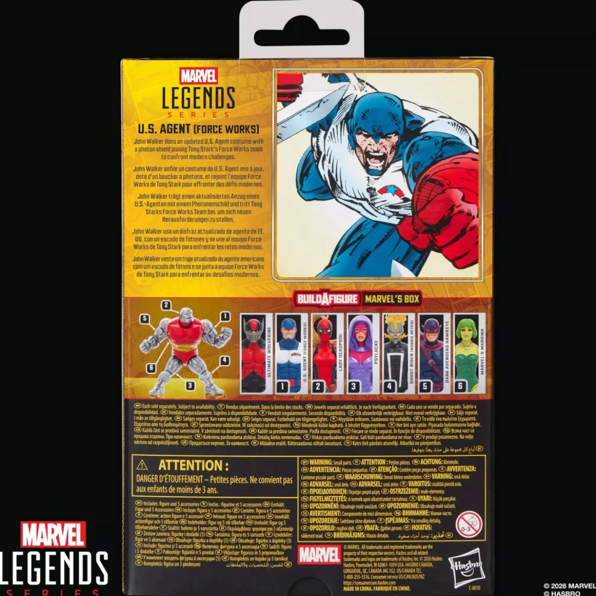 Marvel Legends - U.S. Agent (Force Works) - Box BAF