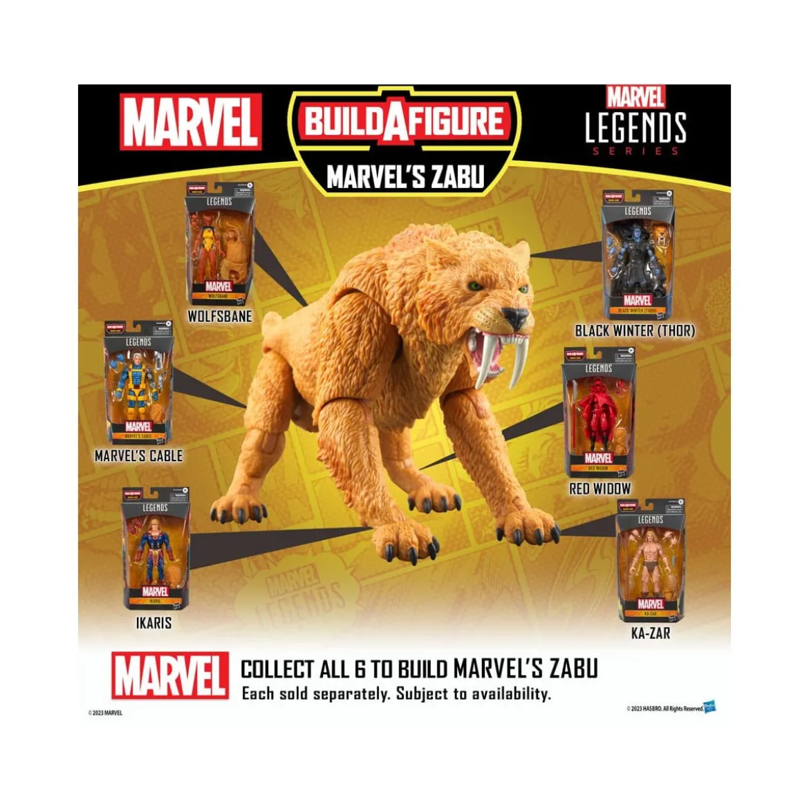 Marvel Legends X-Force - Wolfsbane - Zabu Wave