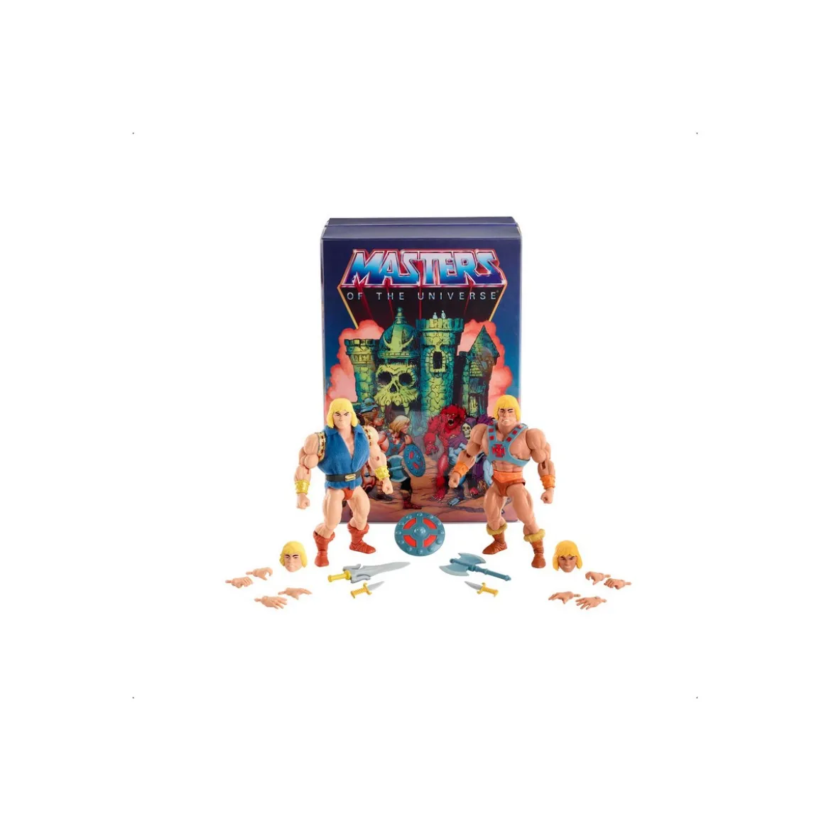 Masters of the Universe ORIGINS - He-Man & Prince Adam 2-Pack SDCC 2019