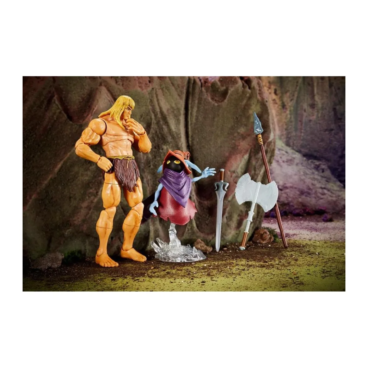 Masters of the Universe: Revelation Masterverse - Savage He-Man & Orkos Deluxe