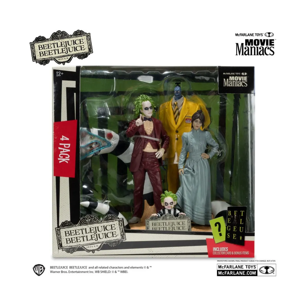 Mc Farlane - Beetlejuice Beetlejuice - Diorama 4 personages - 4 pack Movie Maniacs