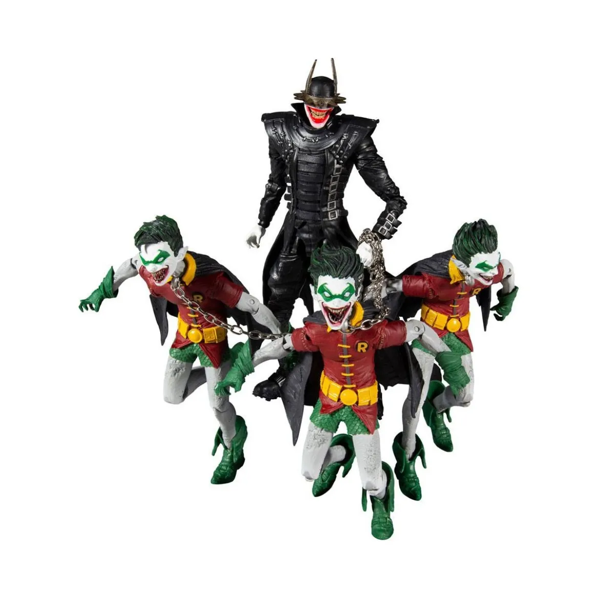 Mc Farlane - Dark Nights : Metal - The Batman Who Laughs and the Robins of Earth 22 pack 4 figurines