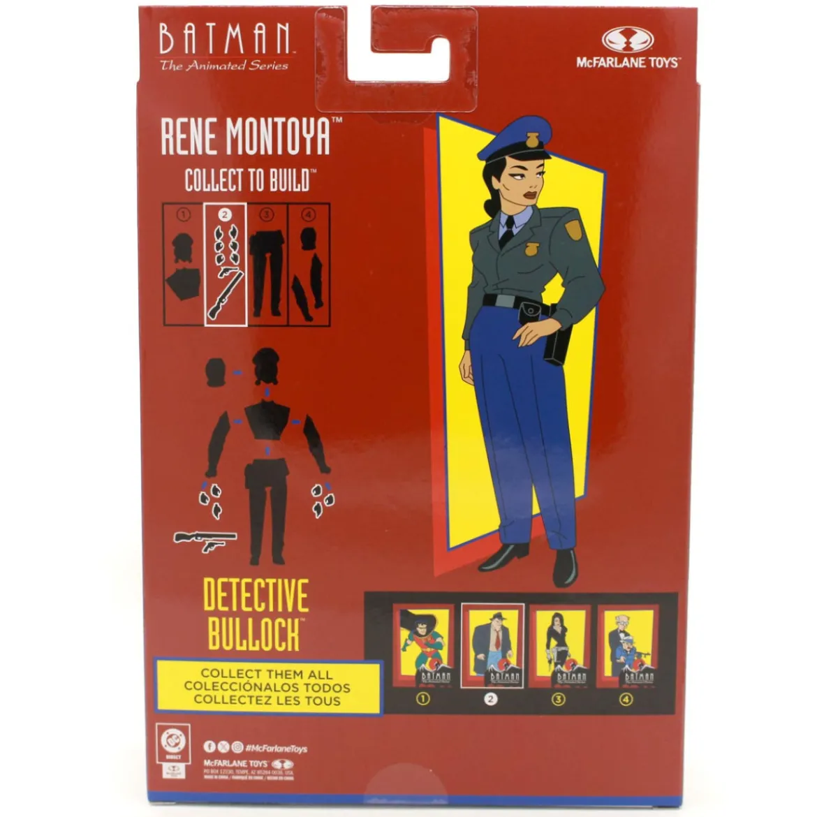 Mc Farlane DC Direct - DETECTIVE HARVEY BULLOCK BAF Rene Montoya - Batman: The Animated Series 1992