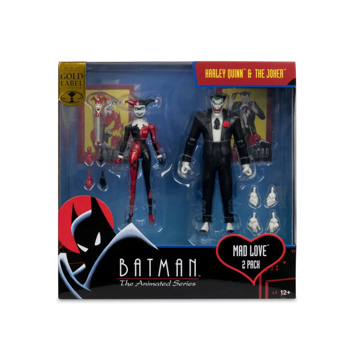 Mc Farlane DC Direct - Harley Quinn & The Joker (Mad Love) (Gold Label) - Batman: The Animated Series 1992