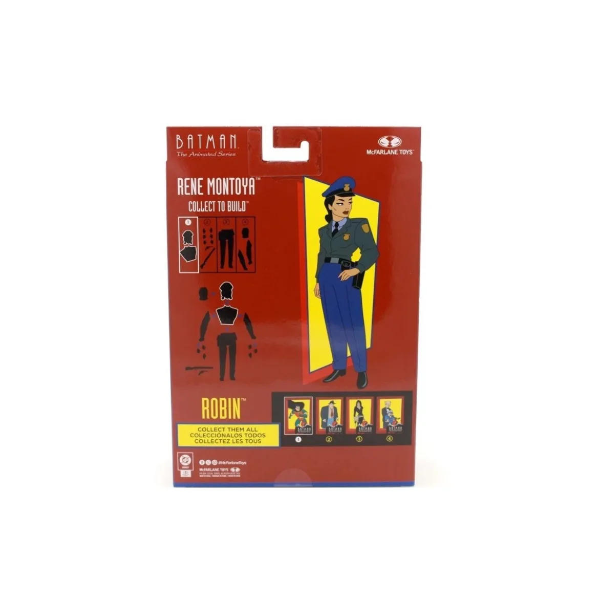 Mc Farlane DC Direct - Robin (Black & Red) BAF Rene Montoya - Batman: The Animated Series 1992