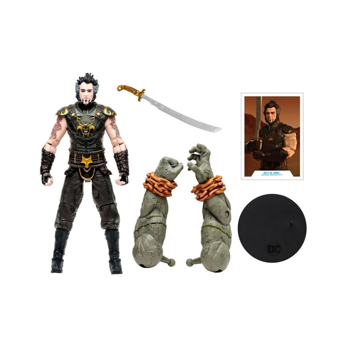 Mc Farlane DC Gaming - Ra's Al Ghul Arkham City 1/12 - Build A Solomon Grundy