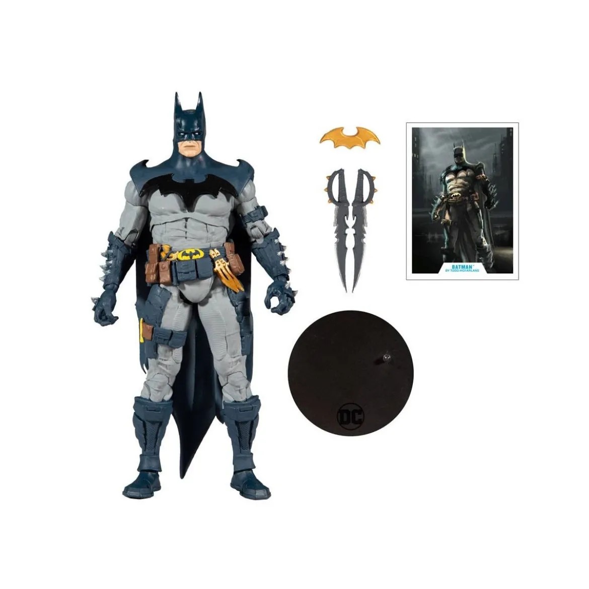 Mc Farlane - DC Multiverse - Batman Designed by Todd McFarlane Version Bleue 1/12