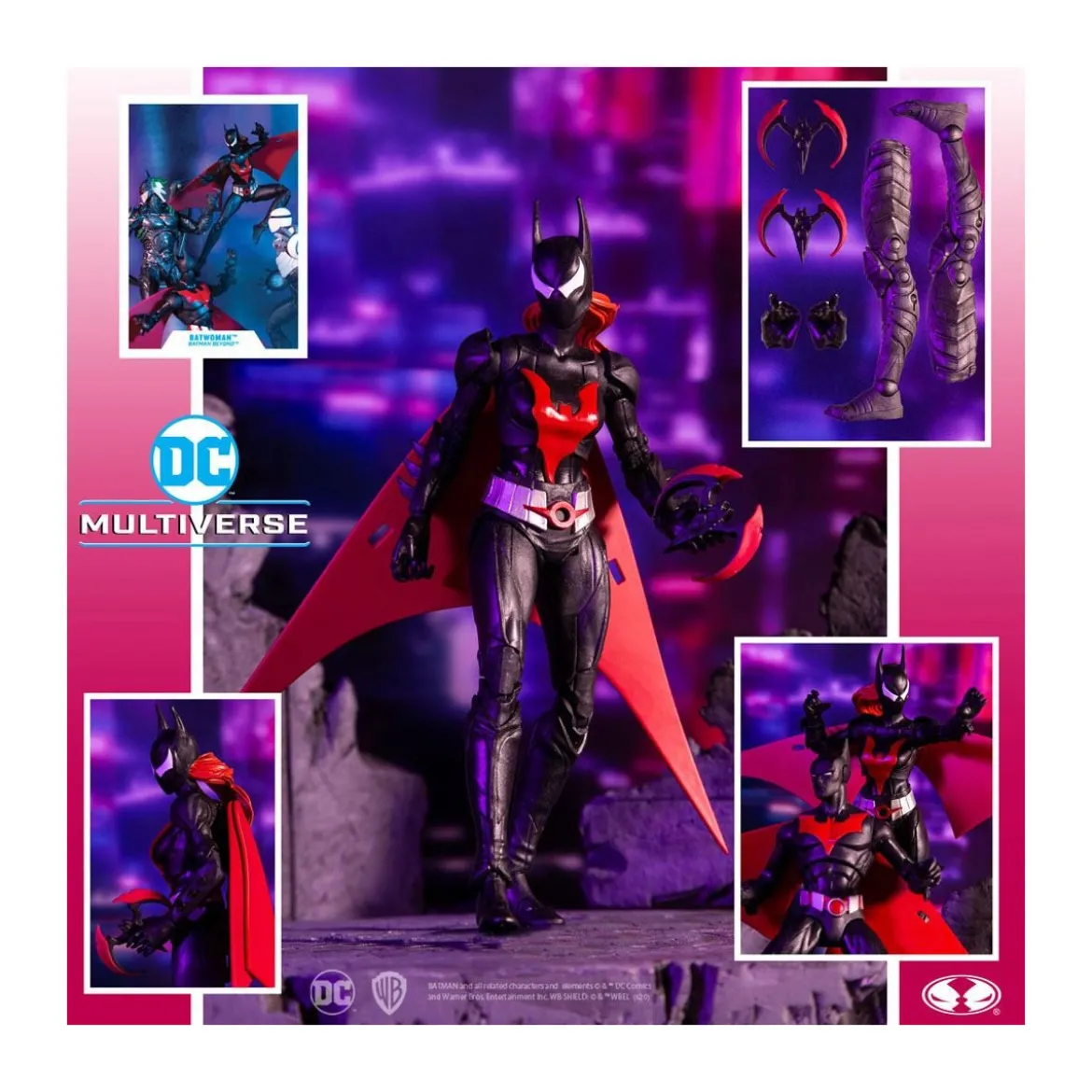 Mc Farlane - DC Multiverse - Batwoman - Batman Beyond 1/12 - Build A Jokerbot