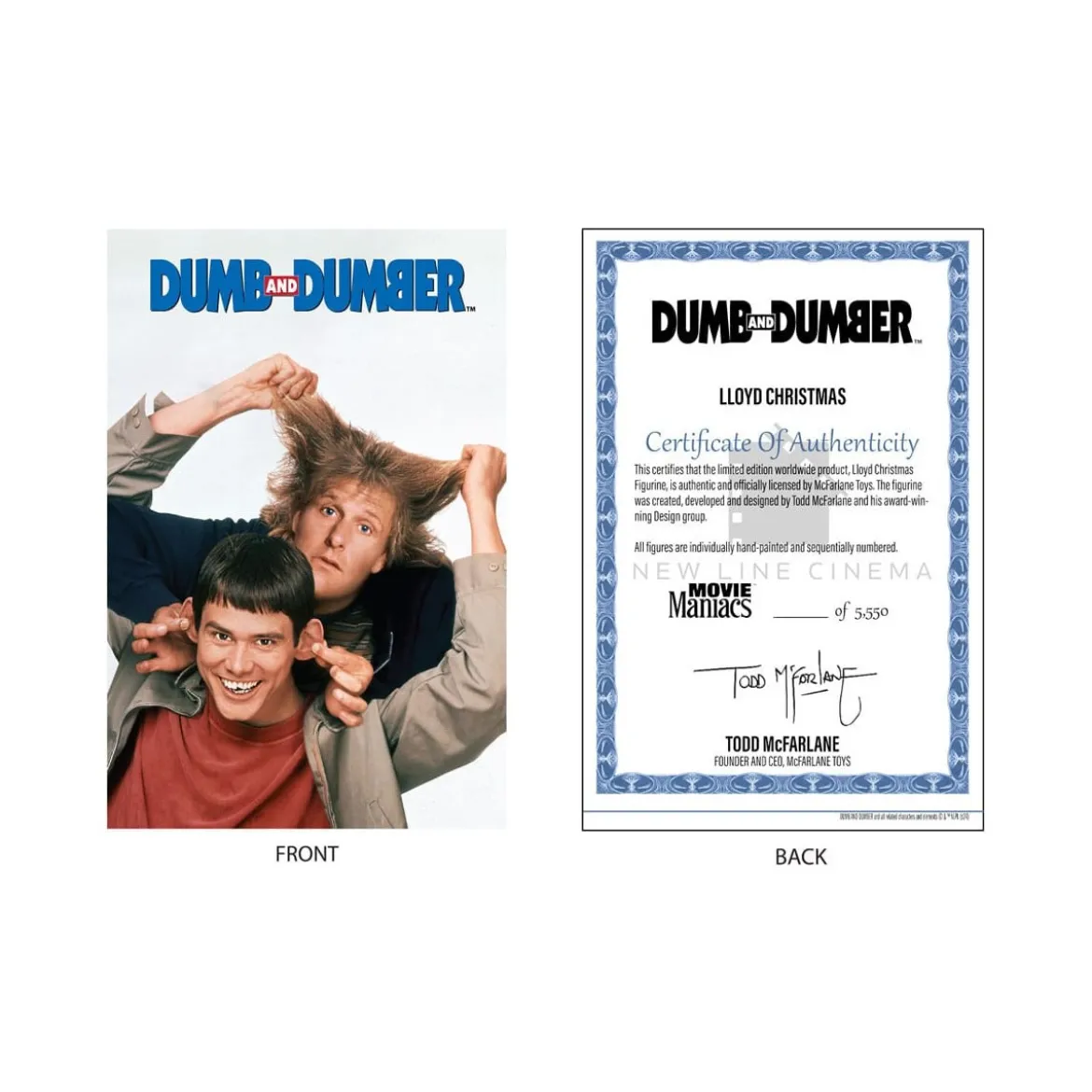 Mc Farlane - Dumb & Dumber - Lloyd Christmas (Gold Label) - Movie Maniacs