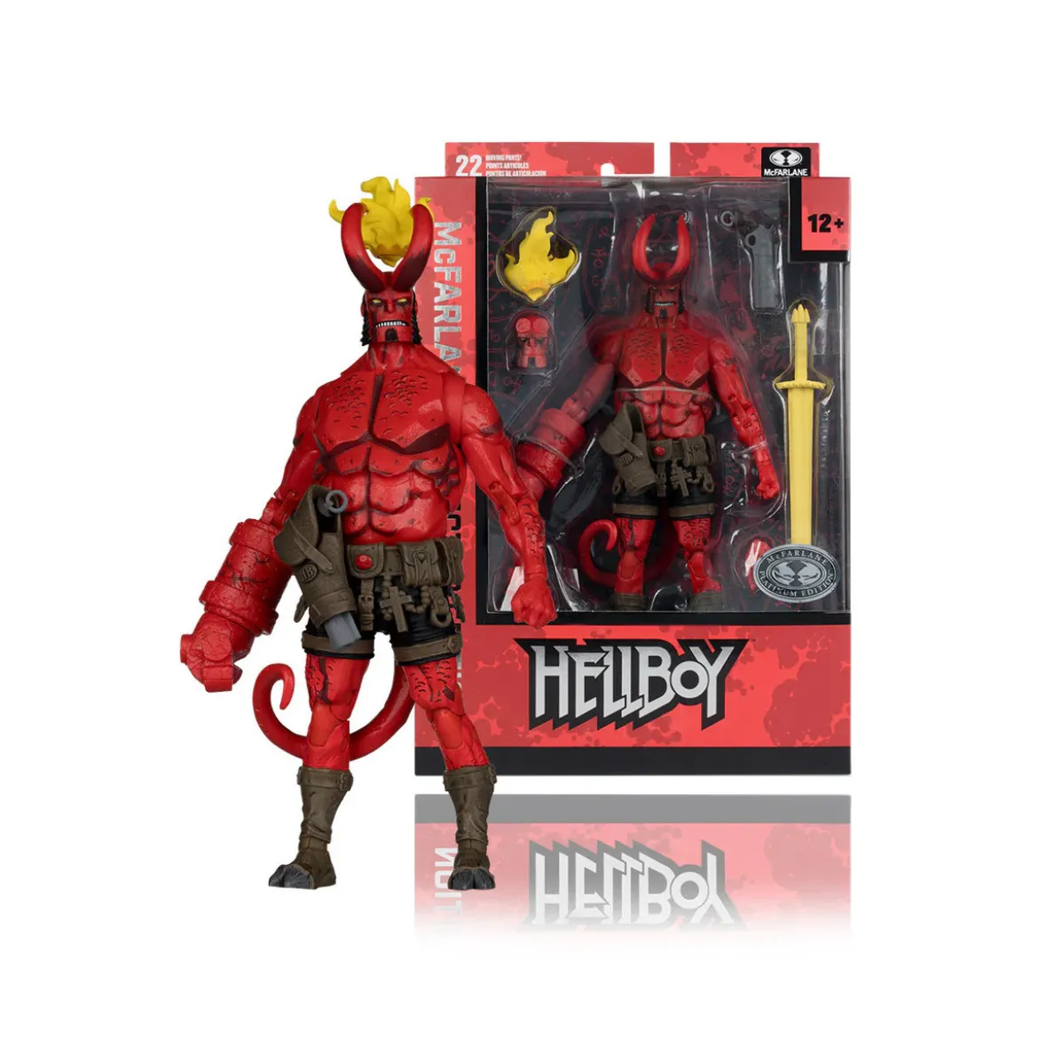 Mc Farlane - Hellboy Collector Edition Chase variant 1/12 - Platinum Edition