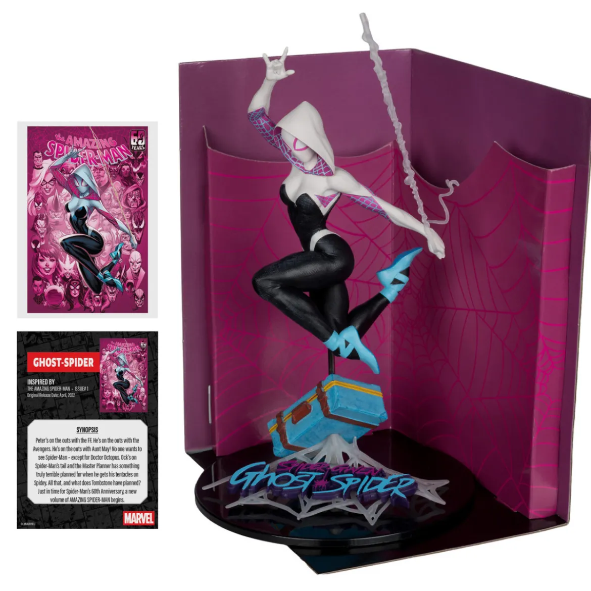 Mc Farlane - Marvel Ghost-Spider (The Amazing Spider-Man 1) statuette 1/10 Gold Label