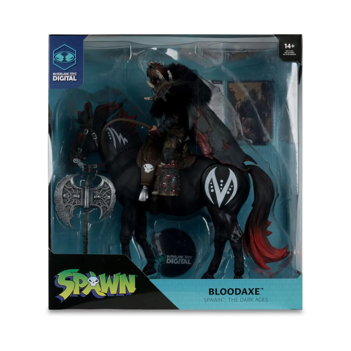McFarlane - Spawn - Bloodaxe with Horse (Spawn: The Dark Ages)