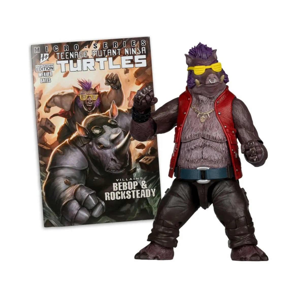 Mc Farlane TMNT - Page Punchers - Bebop - Teenage Mutant Ninja Turtles