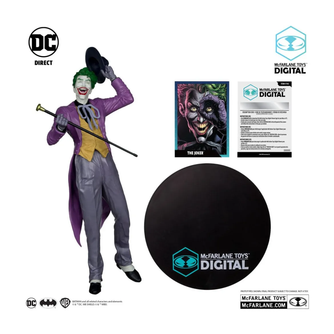 Mc Farlane Toys Digital DC Direct - The Joker by Jason Fabok PVC 1/6