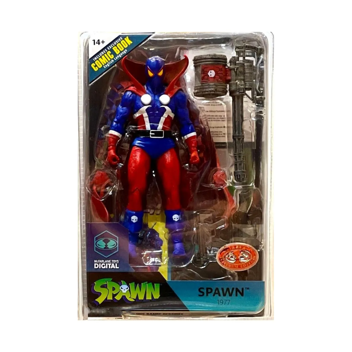 McFarlane Toys Digital - Spawn 1977 - Red Platinum Edition