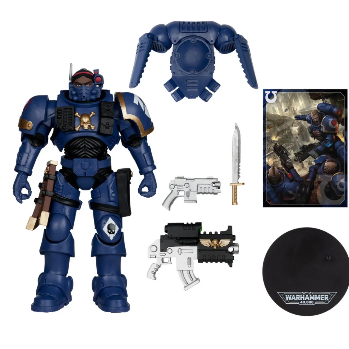 Mc Farlane - Ultramarines Lieutenant in Phobos Armor - Warhammer 40K