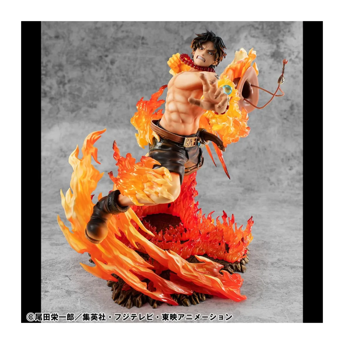 Megahouse One Piece Portrait Of Pirates - P.O.P. NEO-MAXIMUM Portgas D. Ace 15th Anniversary Super Limited Reprint Ver.