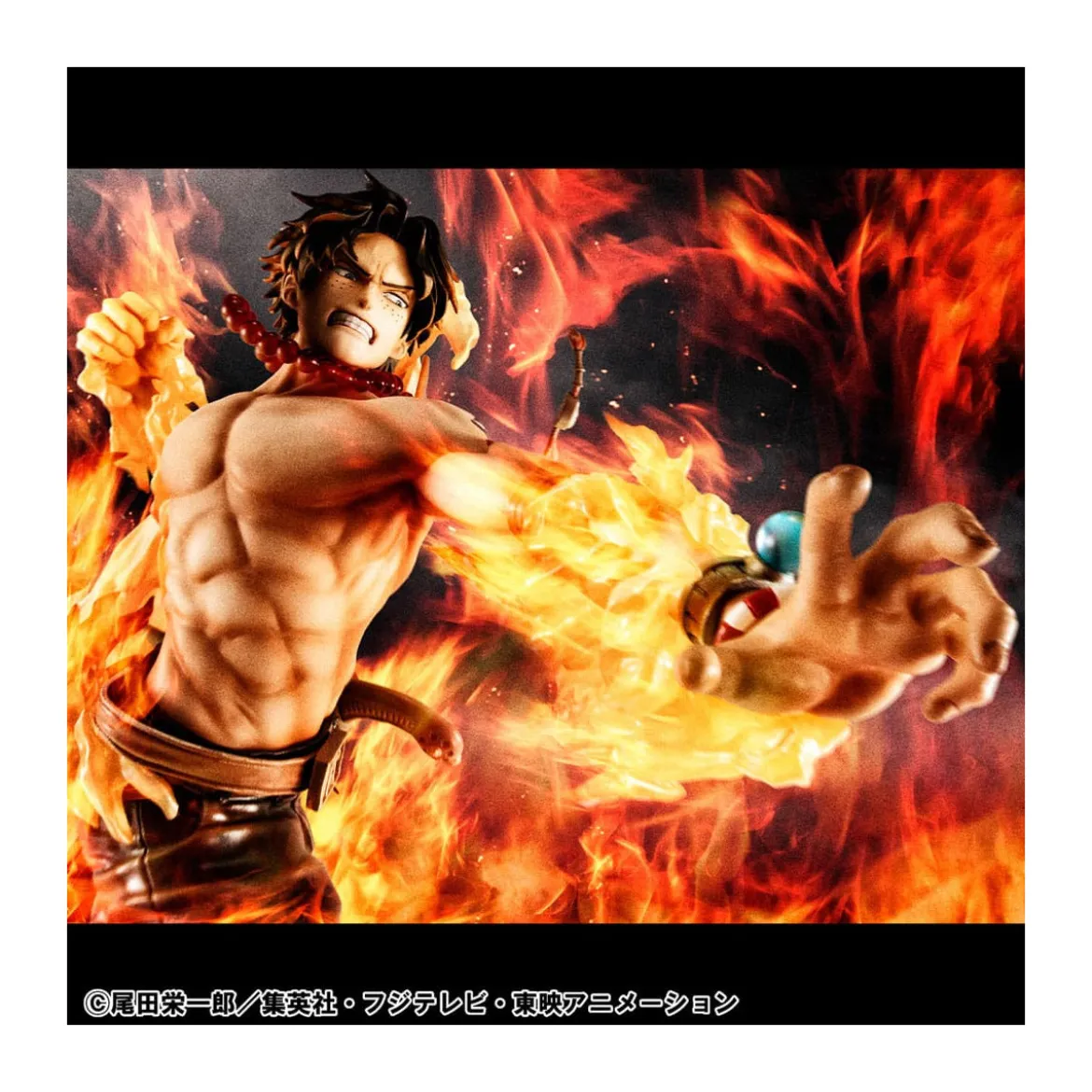 Megahouse One Piece Portrait Of Pirates - P.O.P. NEO-MAXIMUM Portgas D. Ace 15th Anniversary Super Limited Reprint Ver.