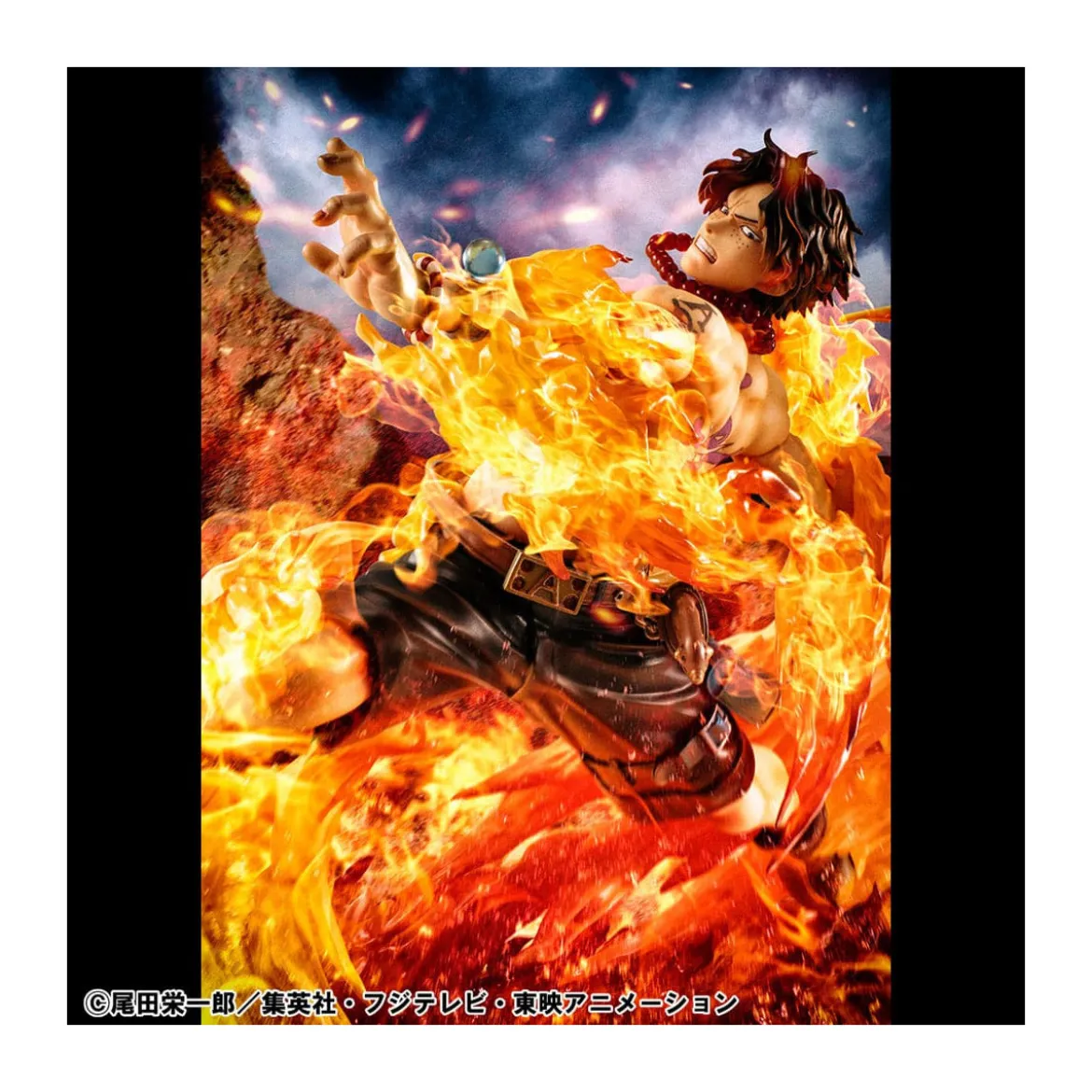 Megahouse One Piece Portrait Of Pirates - P.O.P. NEO-MAXIMUM Portgas D. Ace 15th Anniversary Super Limited Reprint Ver.