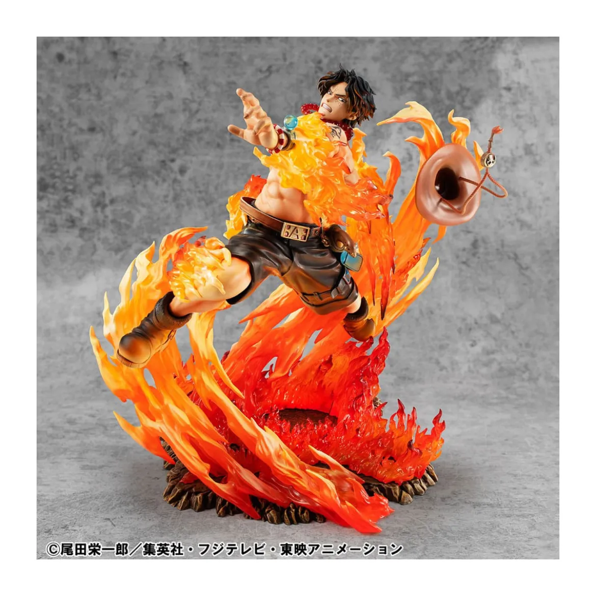 Megahouse One Piece Portrait Of Pirates - P.O.P. NEO-MAXIMUM Portgas D. Ace 15th Anniversary Super Limited Reprint Ver.