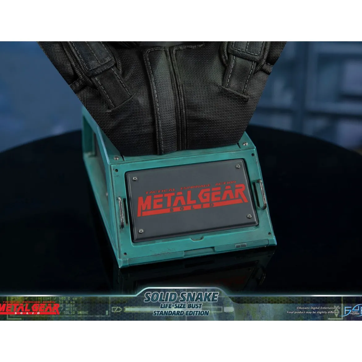 Metal Gear Solid - Buste Solid Snake Life Size - First 4 Figures