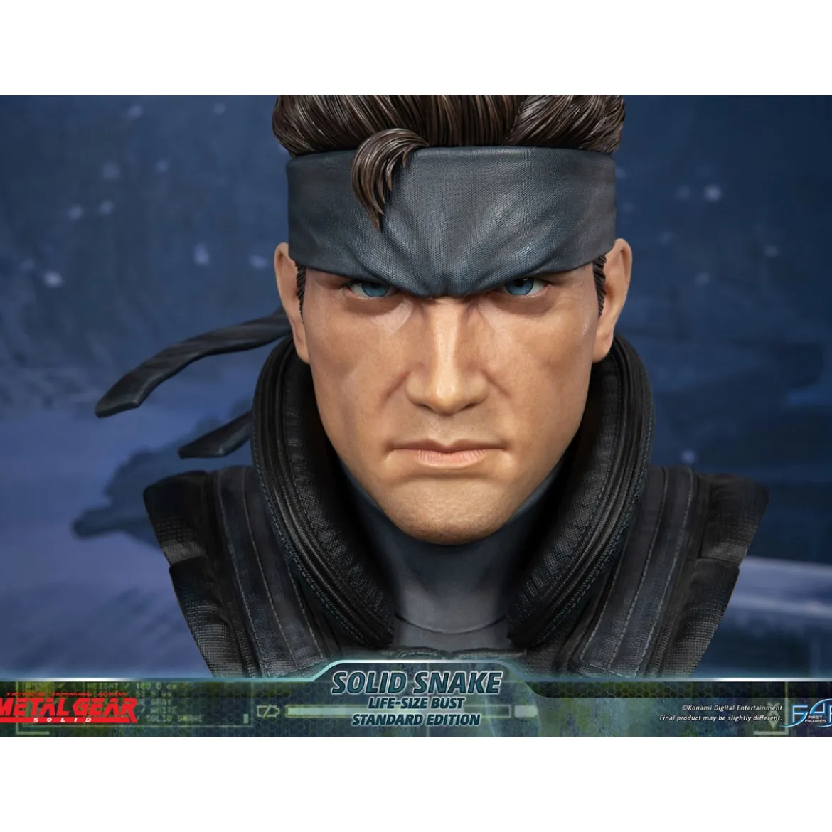 Metal Gear Solid - Buste Solid Snake Life Size - First 4 Figures