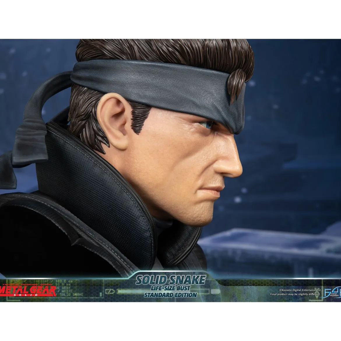 Metal Gear Solid - Buste Solid Snake Life Size - First 4 Figures