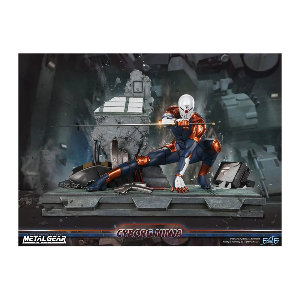 Metal Gear Solid - Cyborg Ninja GRAY FOX - First 4 Figures