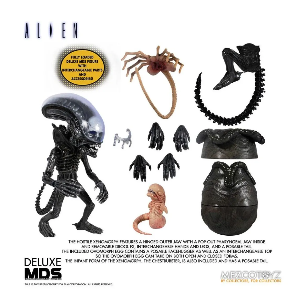 Mezco Designer Series - MDS Deluxe - Big Chap - Alien (1979)