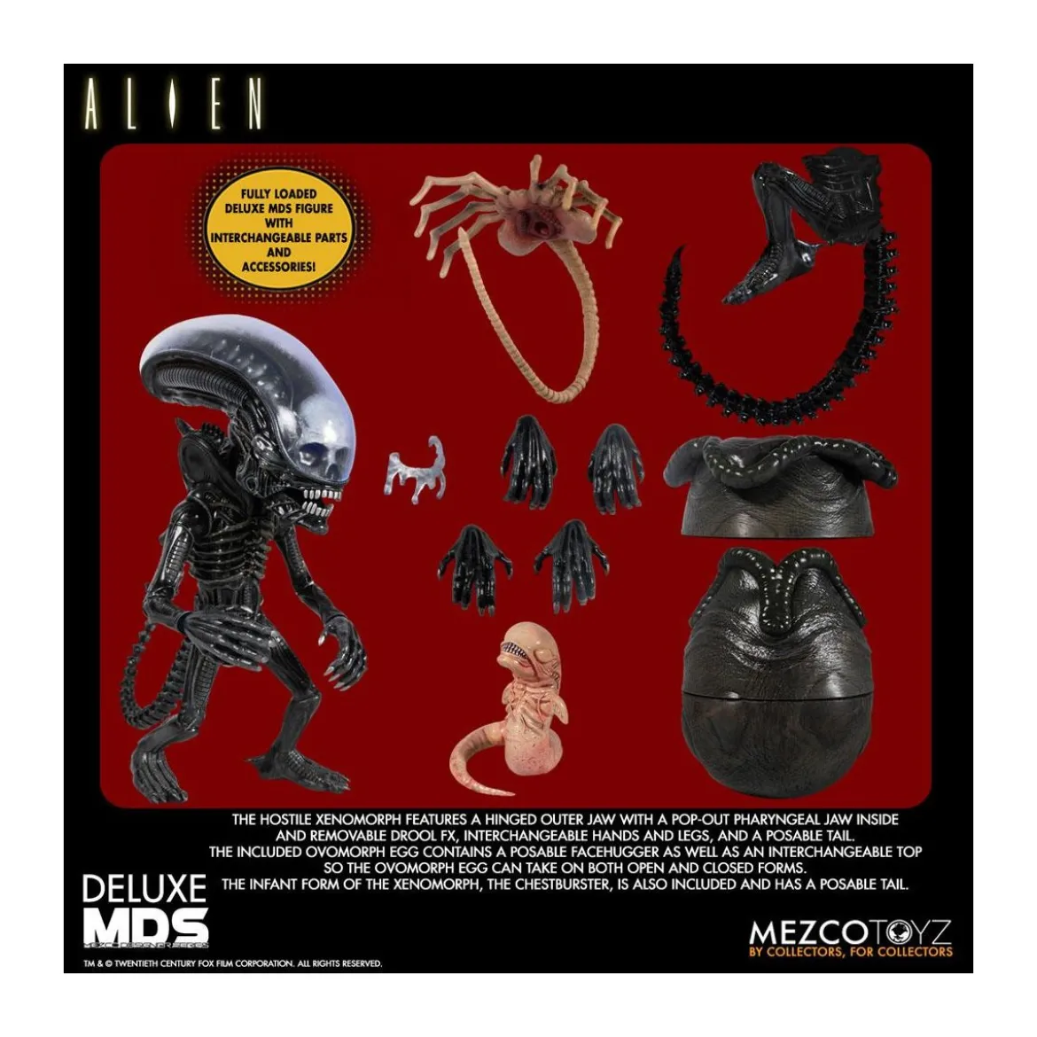 Mezco Designer Series - MDS Deluxe - Big Chap - Alien (1979)