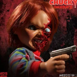 Mezco Figurine Mega Scale Chucky Pizza face - 38cm