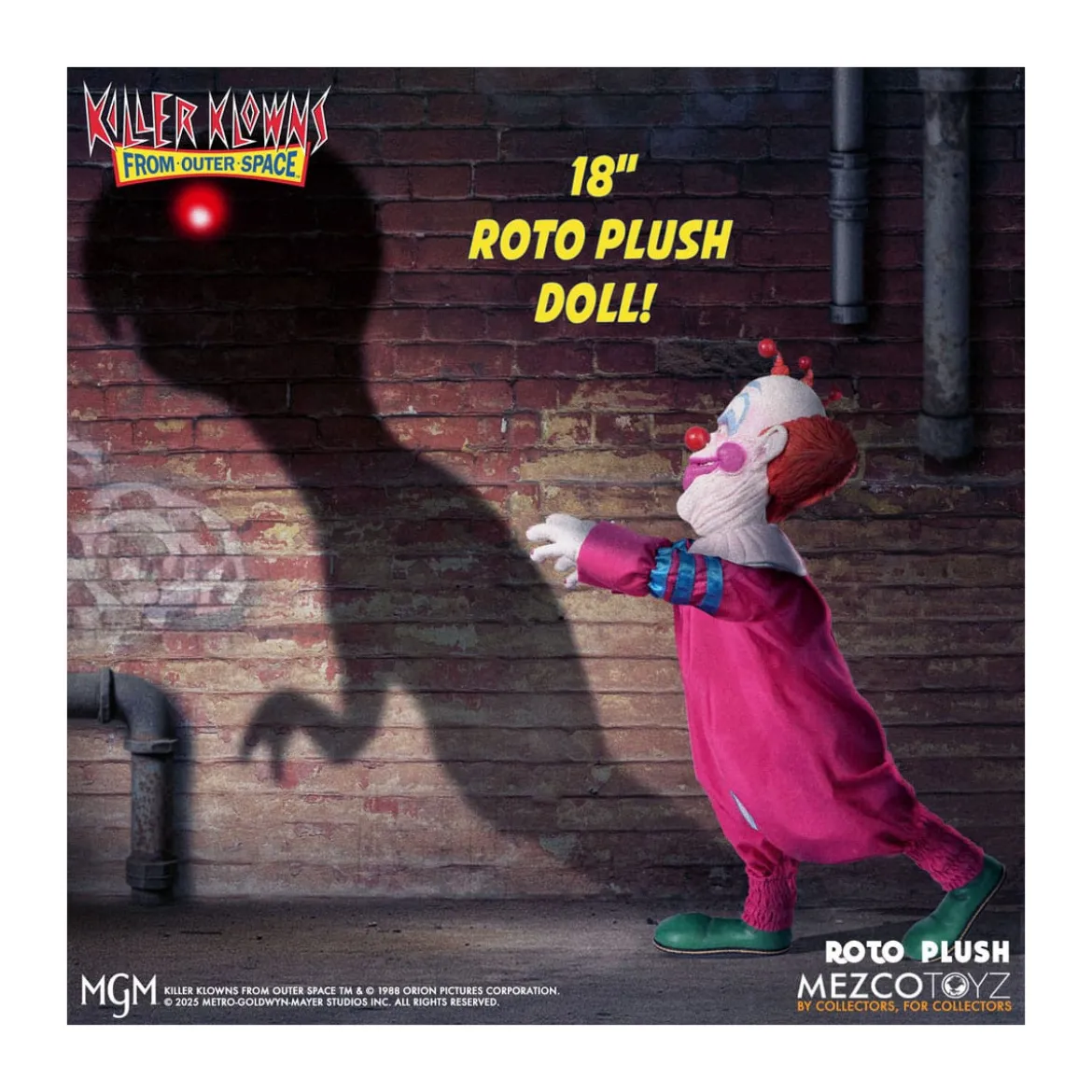 Mezco - Les Clowns tueurs venus d'ailleurs - Roto Doll SLIM - Mega Designer Series Killer Klowns from Outer Space