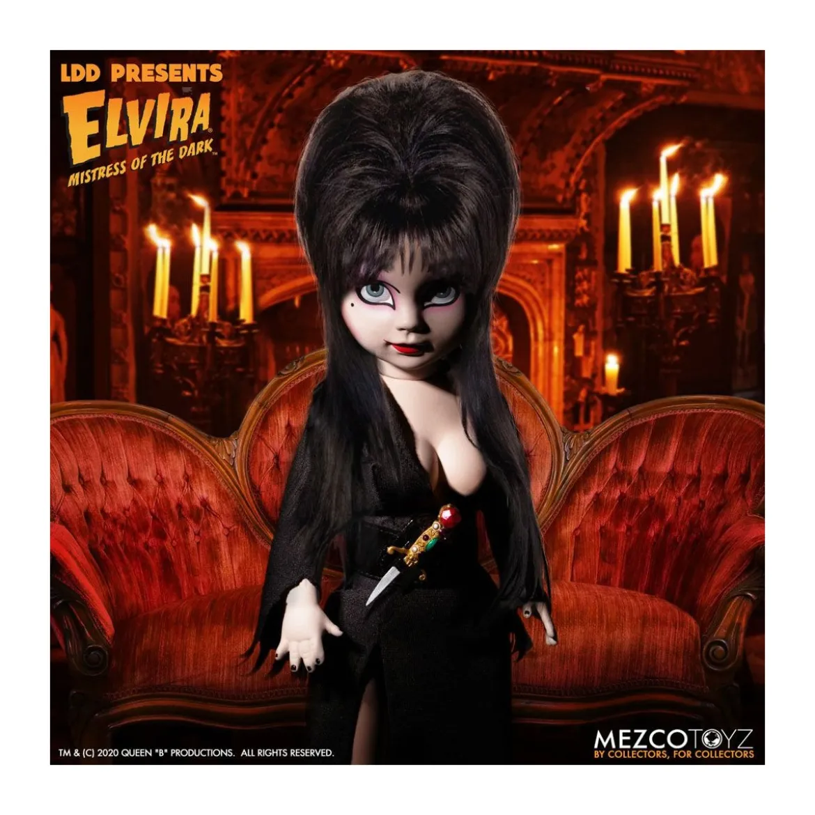 Mezco Living dead Dolls - Elvira Mistress of the Dark