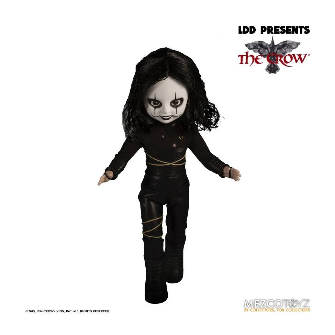 Mezco Living dead Dolls poupée - The Crow - Eric Draven - 25 cm