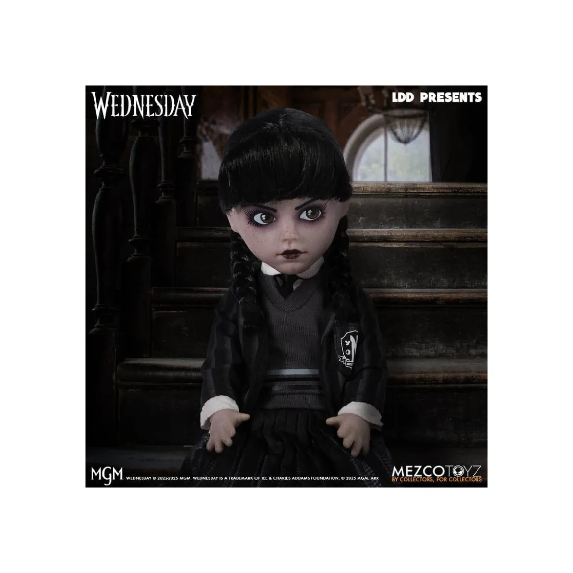 Mezco Living Dead Dolls - Wednesday Addams Nevermore Academy Uniform - Wednesday