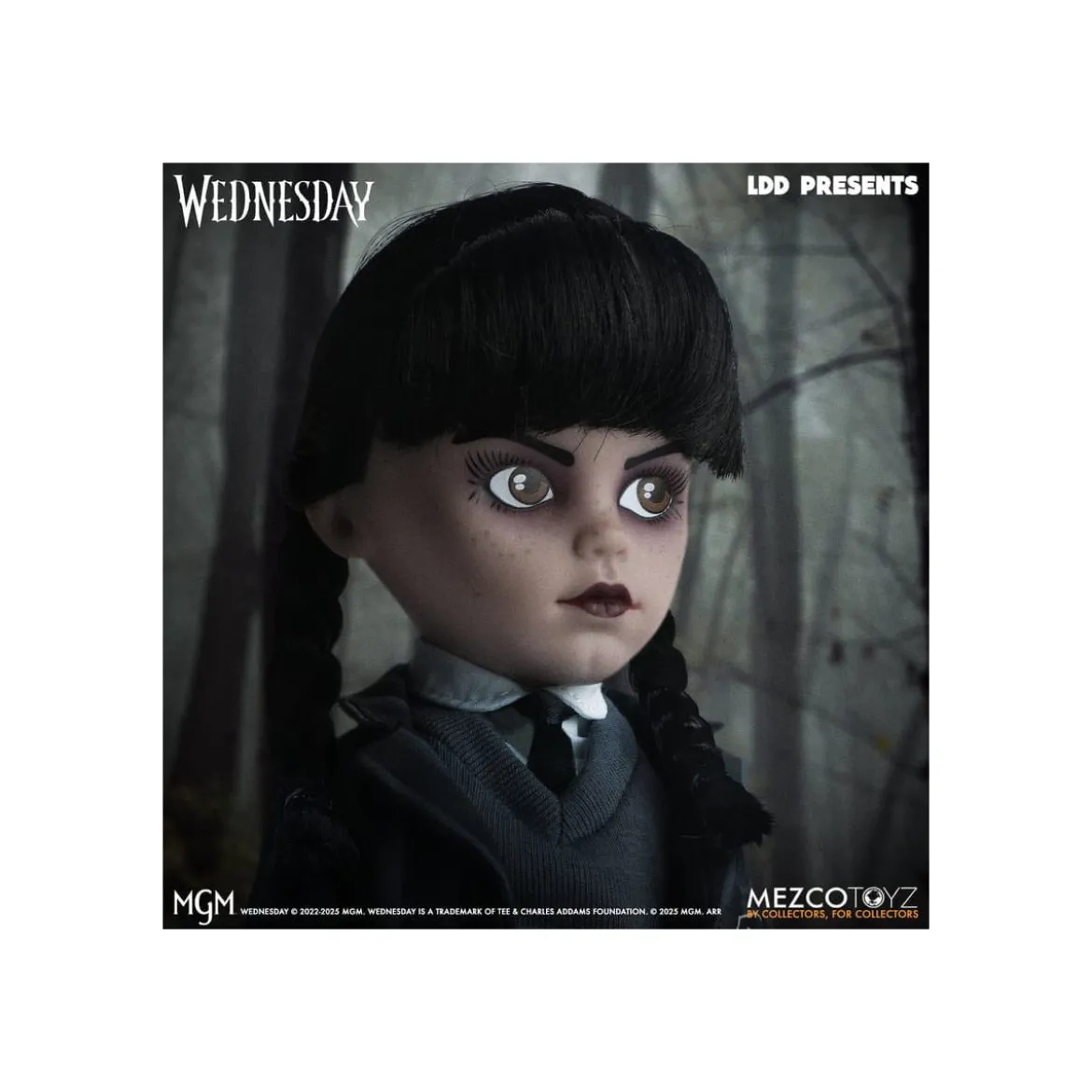 Mezco Living Dead Dolls - Wednesday Addams Nevermore Academy Uniform - Wednesday