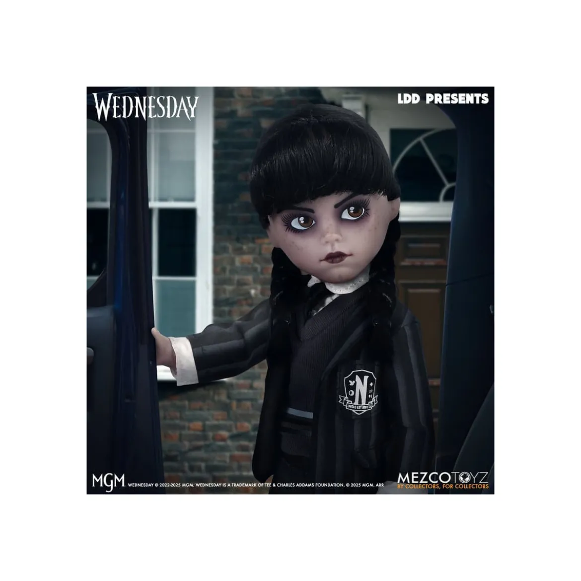 Mezco Living Dead Dolls - Wednesday Addams Nevermore Academy Uniform - Wednesday