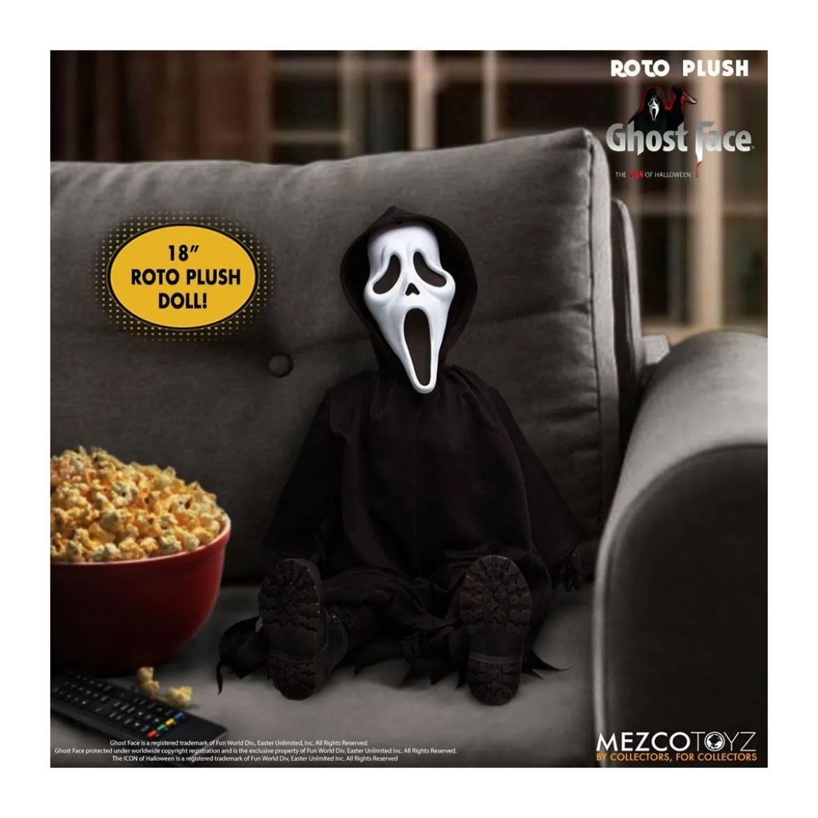 Mezco MDS Mega Scale - Ghostface Roto Plush Doll