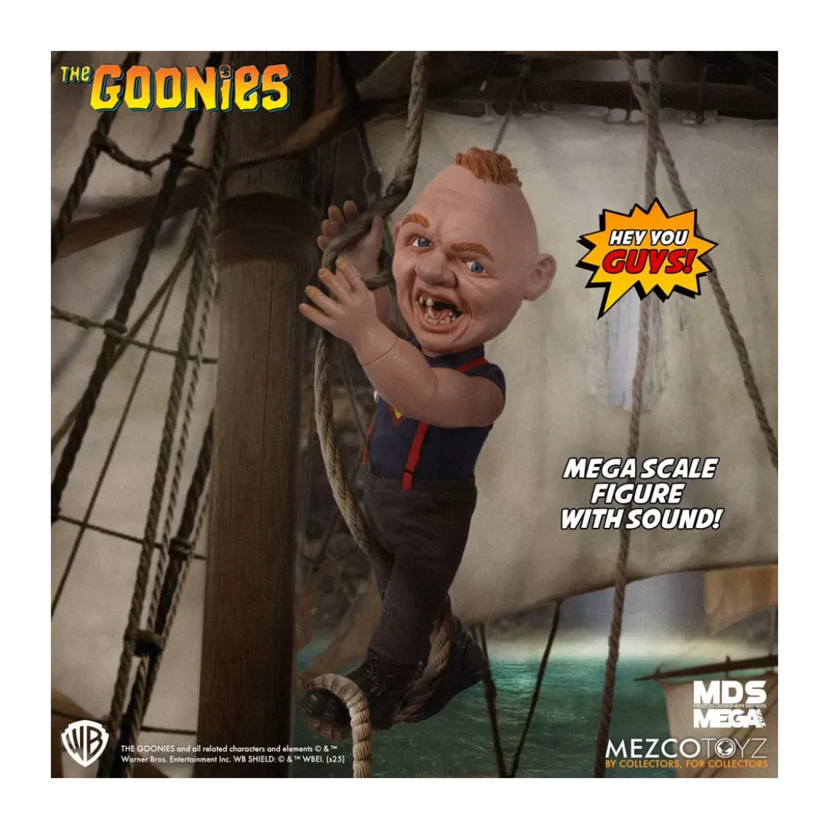 Mezco MDS Mega Scale -Talking Sloth with Sound - Les Goonies Sinok