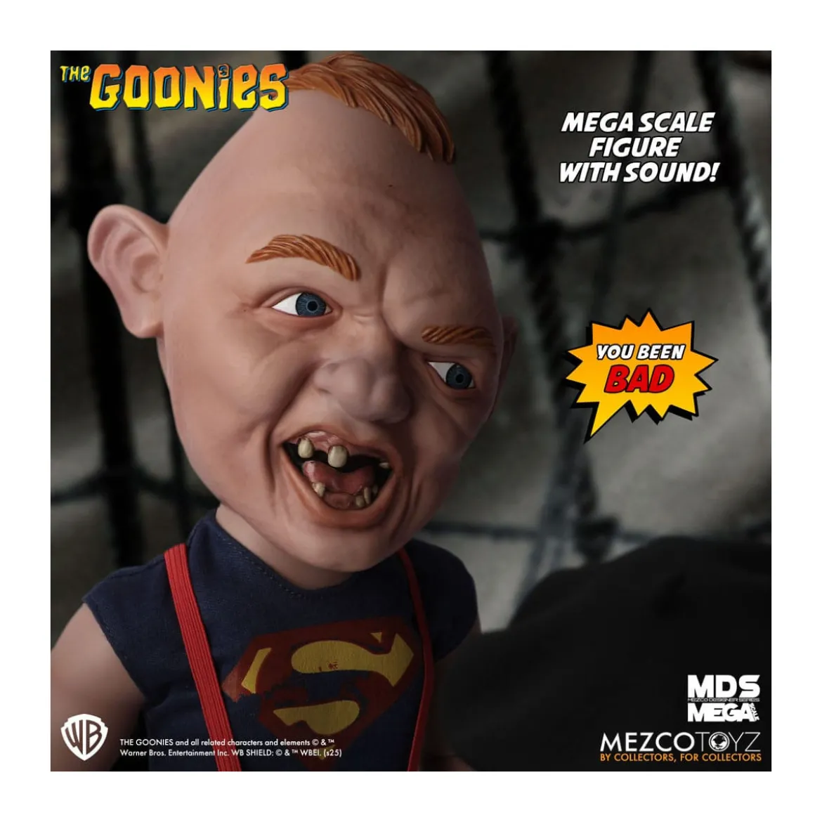 Mezco MDS Mega Scale -Talking Sloth with Sound - Les Goonies Sinok