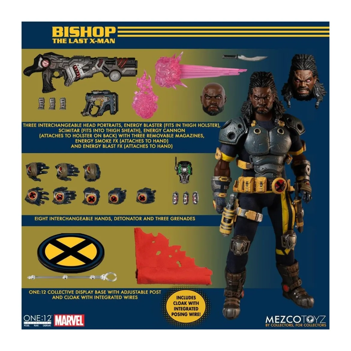 Mezco One 12 - Bishop - X-Men