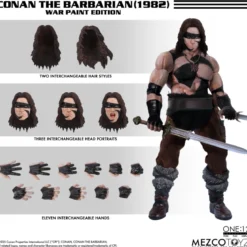 Mezco - One 12 - Conan the Barbarian War Paint Edition - 1/12