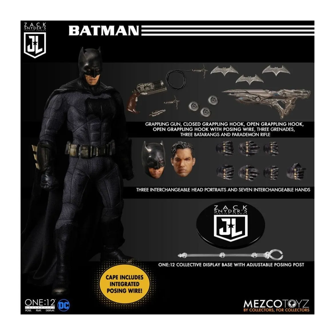 Mezco One 12 - DC Comics - Zack Snyder's Justice League 1/12 Deluxe Steel Box Set